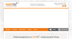 Desktop Screenshot of flottenortung.com